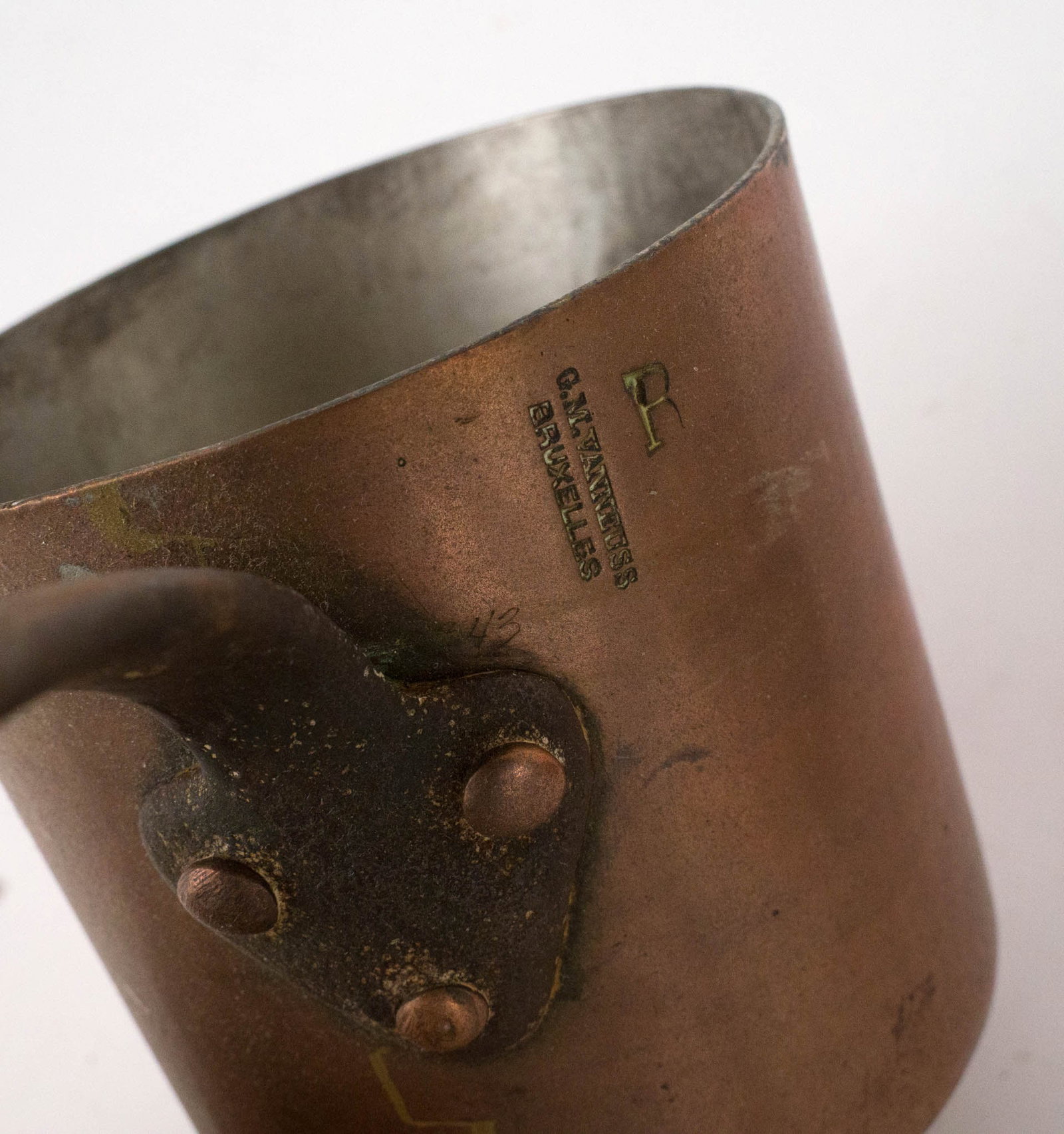 Five Small Copper Saucepots - 8