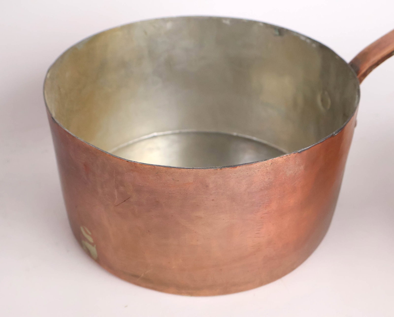 Six Copper Saucepots - 11