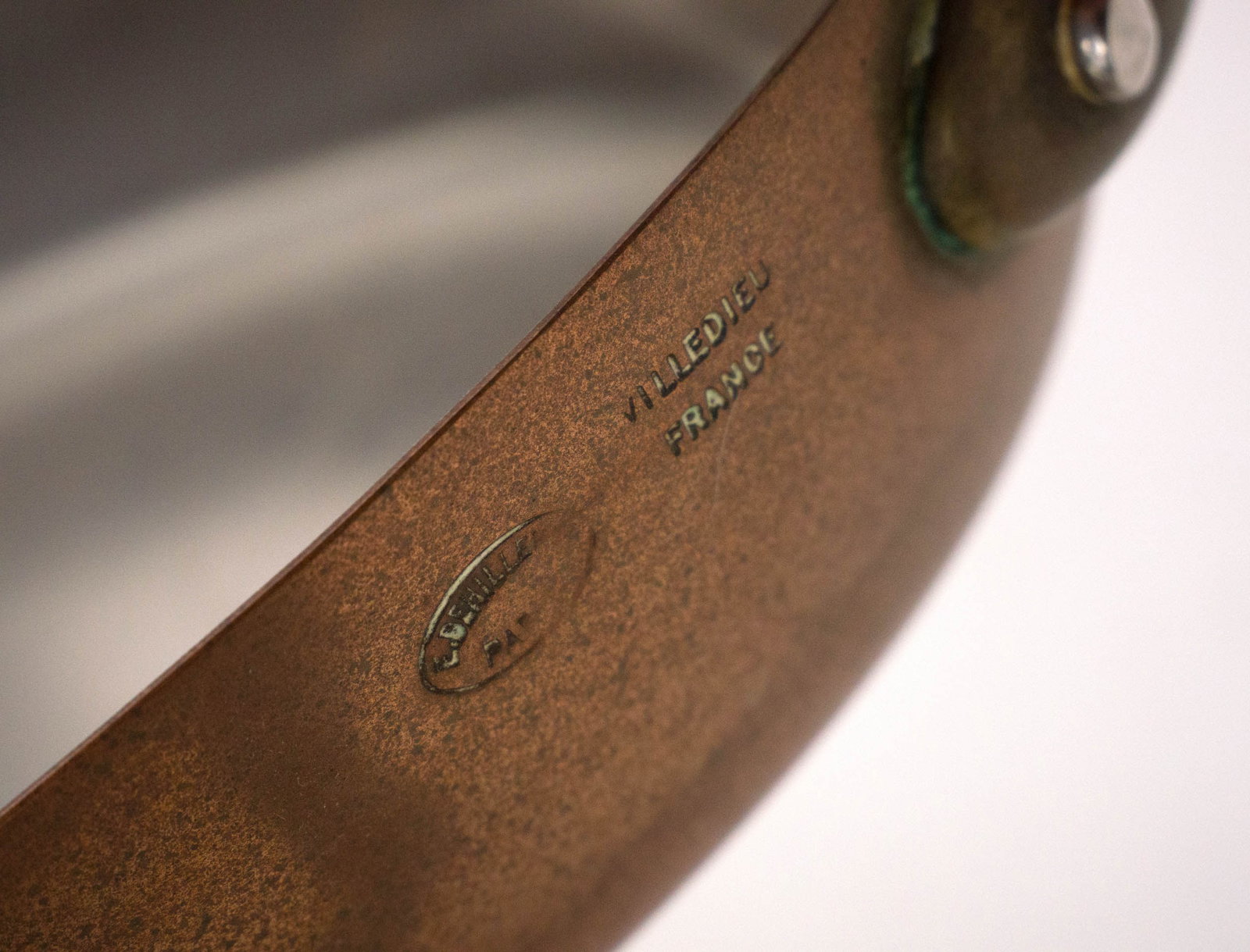Four Copper Sauté Pans - 10