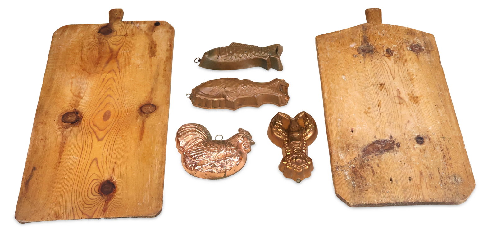 Four Animal Form Copper Molds (1 of 12)