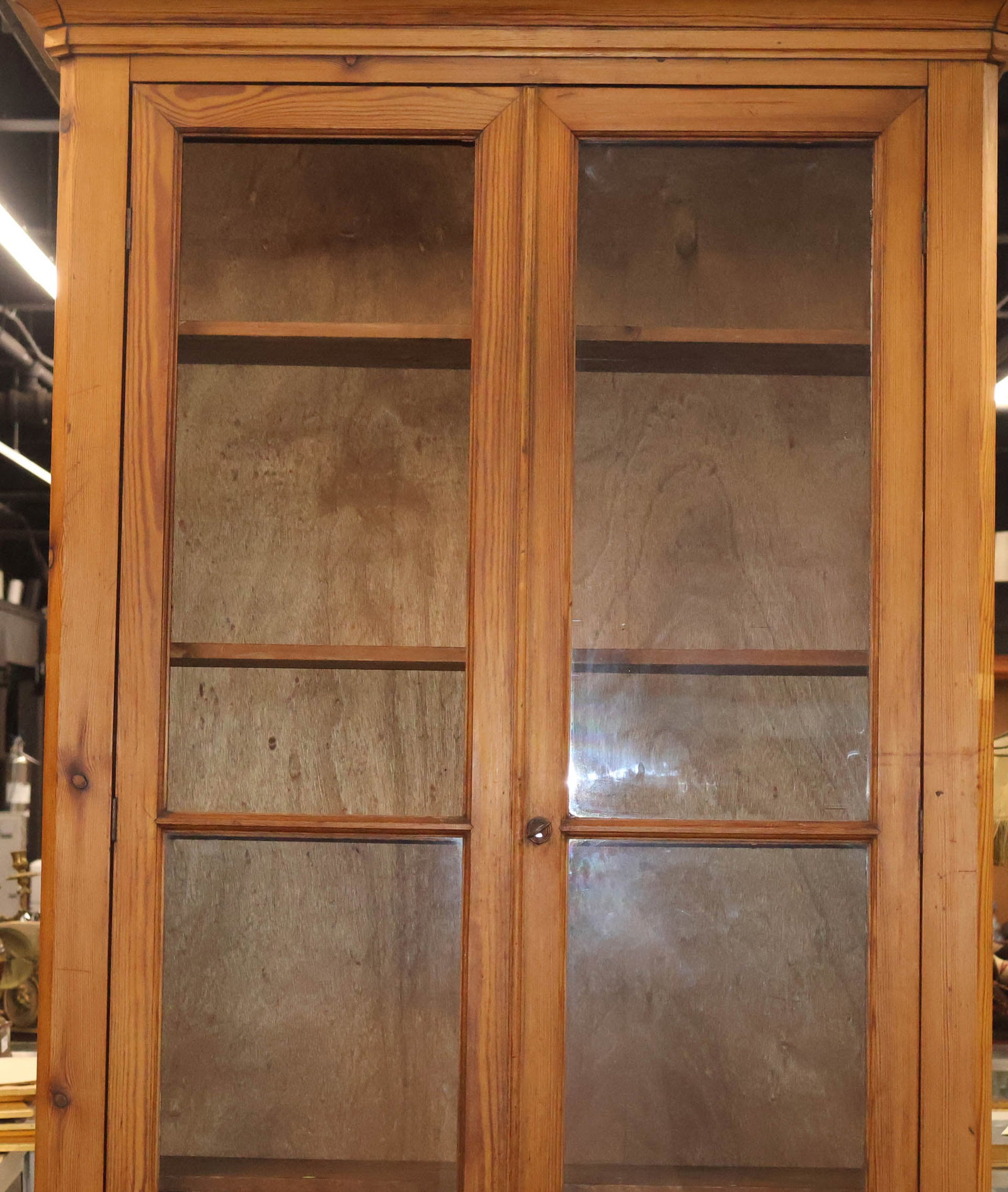 French Provincial Pine Step Back Cabinet - 2