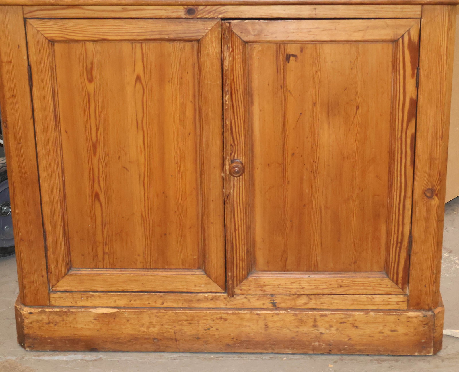 French Provincial Pine Step Back Cabinet - 4