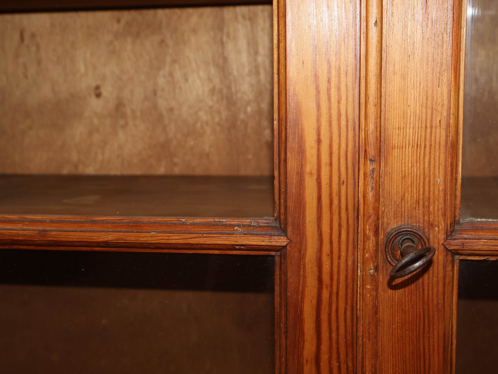 French Provincial Pine Step Back Cabinet - 5