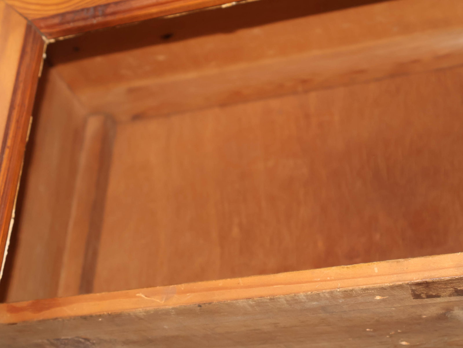 French Provincial Pine Step Back Cabinet - 6