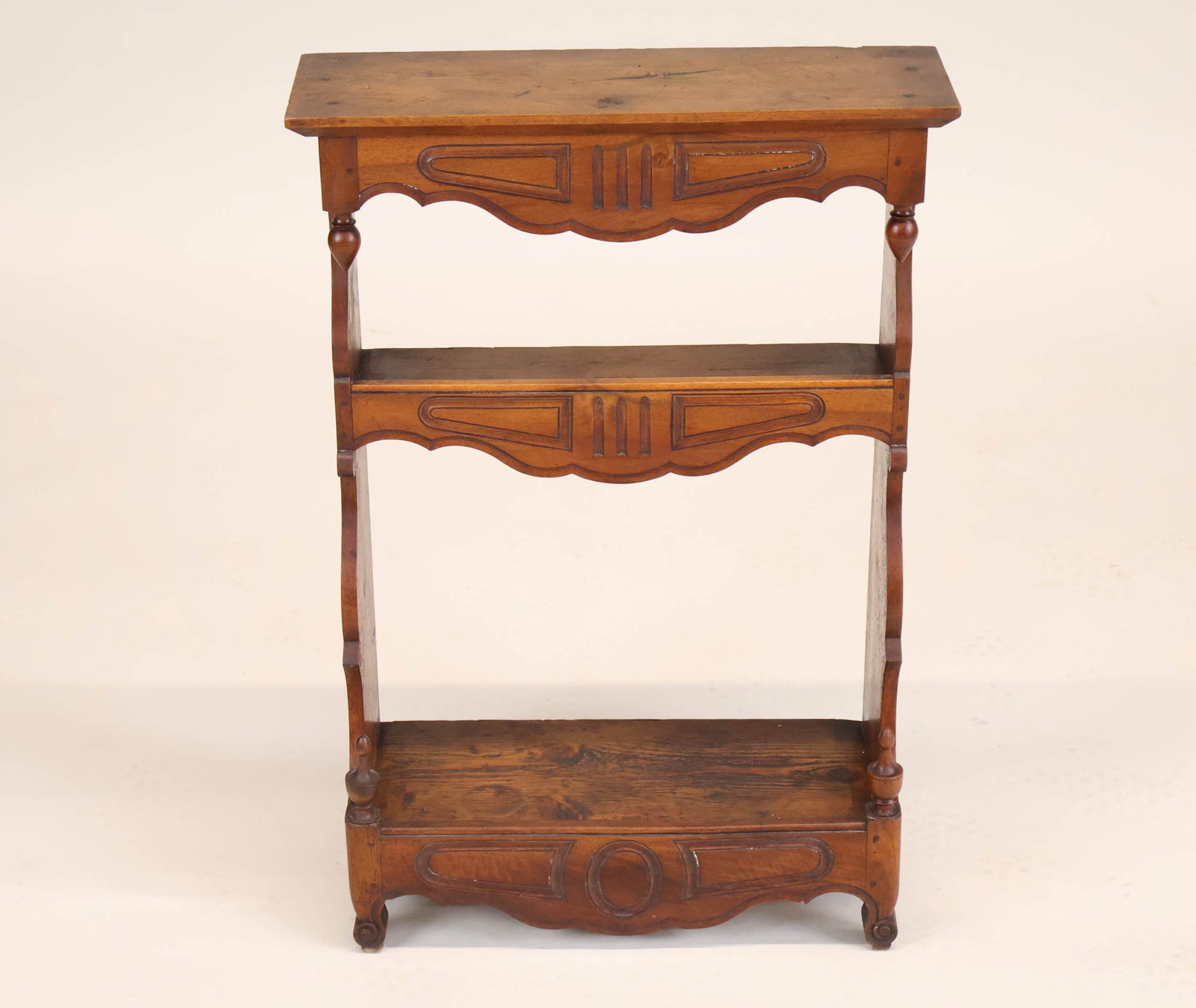 Provincial Walnut Hanging Shelf - 2