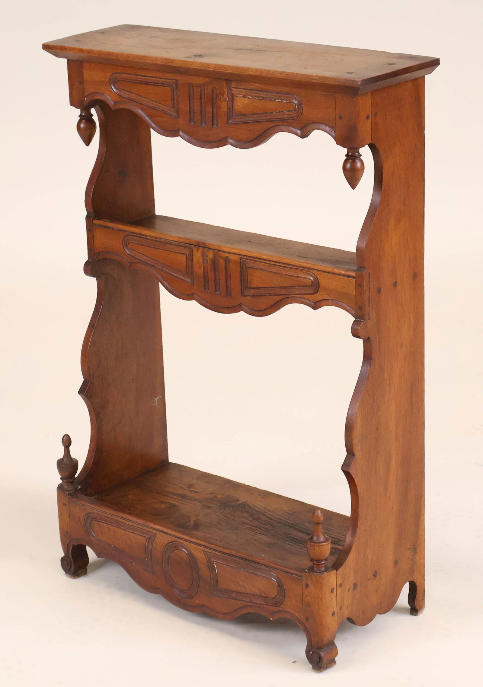 Provincial Walnut Hanging Shelf - 3