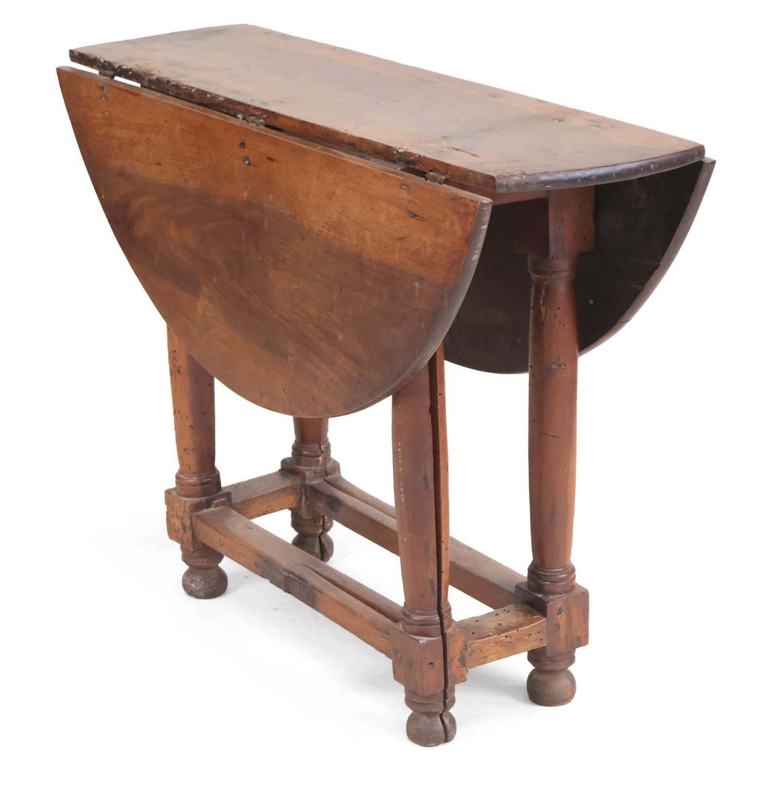 Baroque Oak Gate-Leg Drop Leaf Table (1 of 11)
