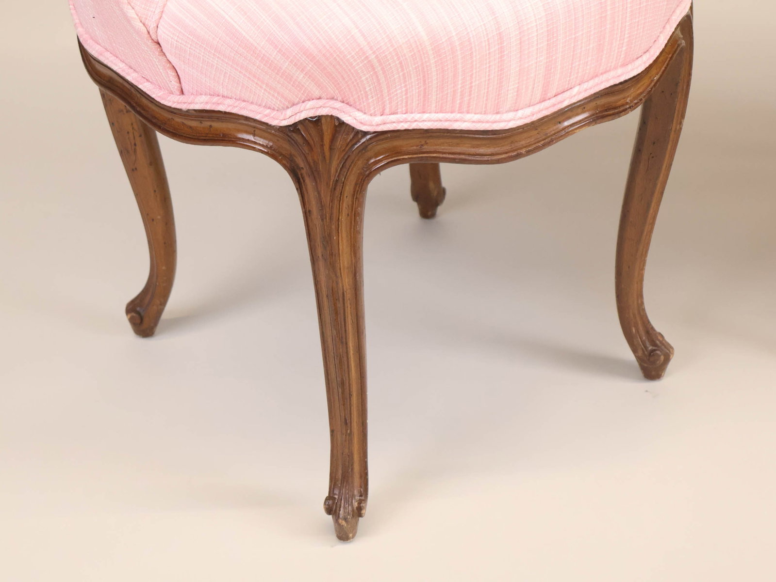 Neoclassical Style Brass Mounted Walnut Side Table - 3