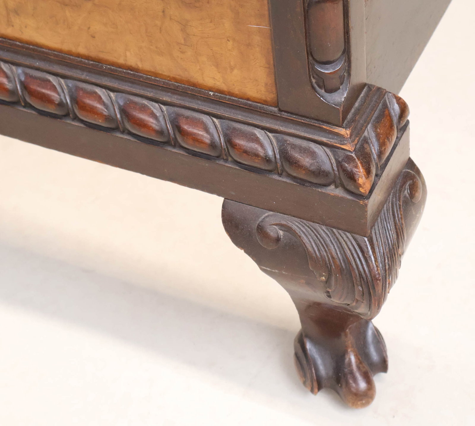 Burl Walnut Queen Size Bedstead - 10