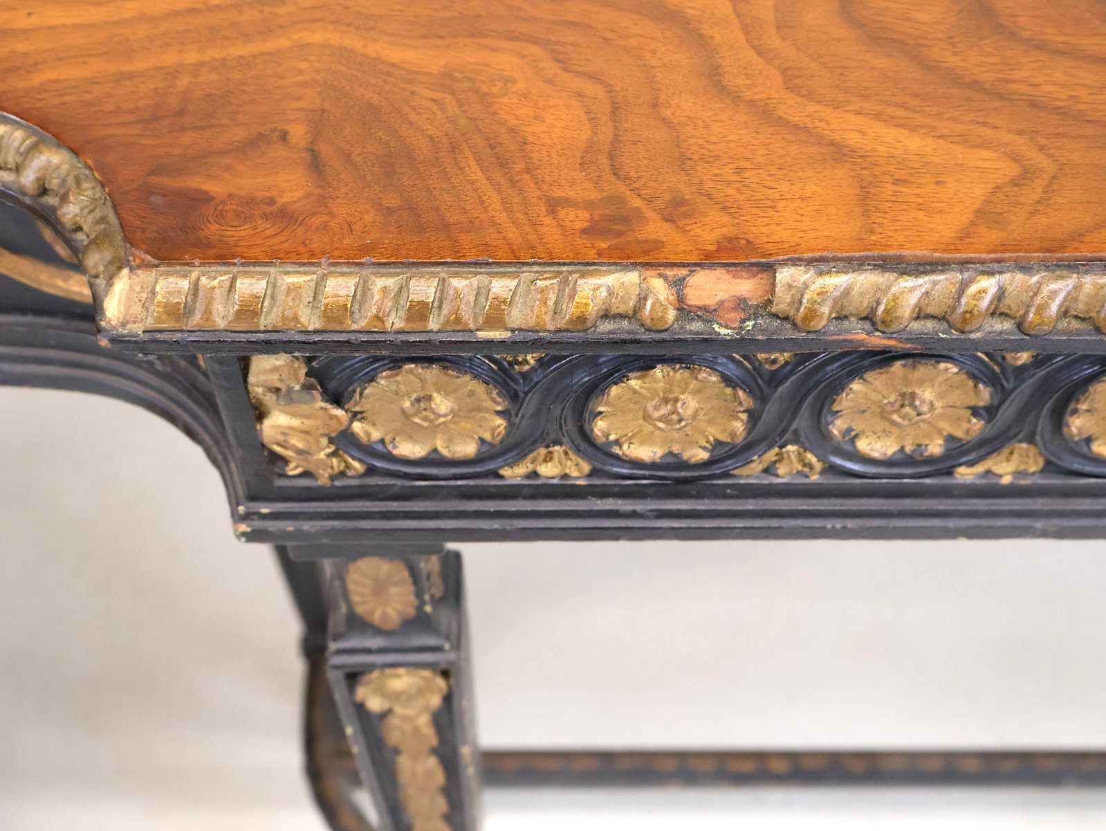 Victorian Walnut Marble Top Stand - 6