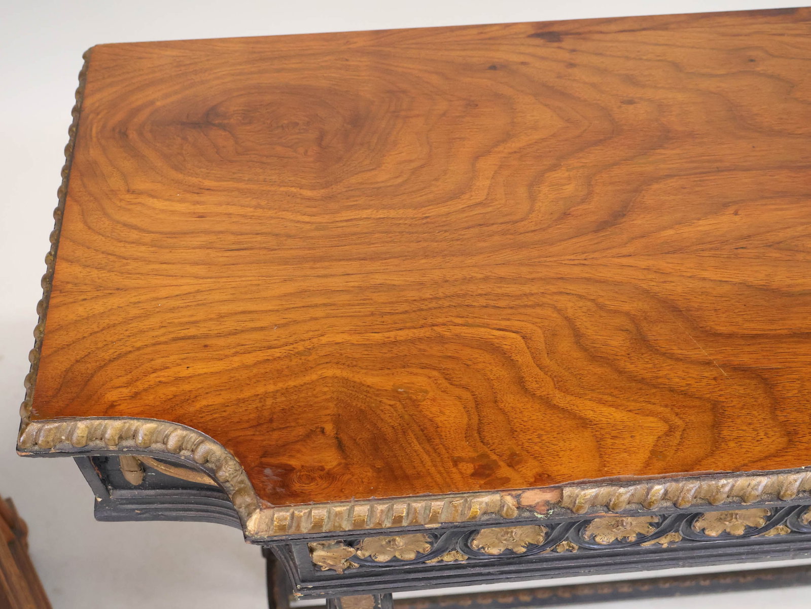 Victorian Walnut Marble Top Stand - 7