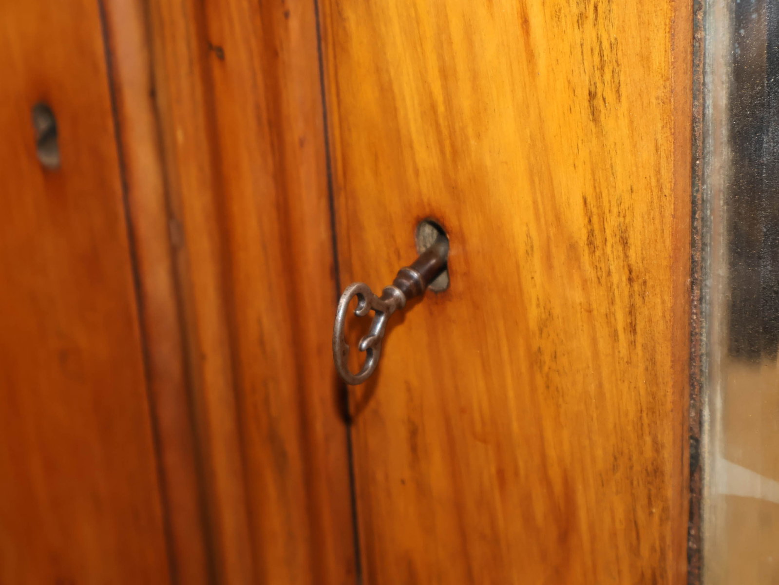 Provincial Walnut Armoire - 20