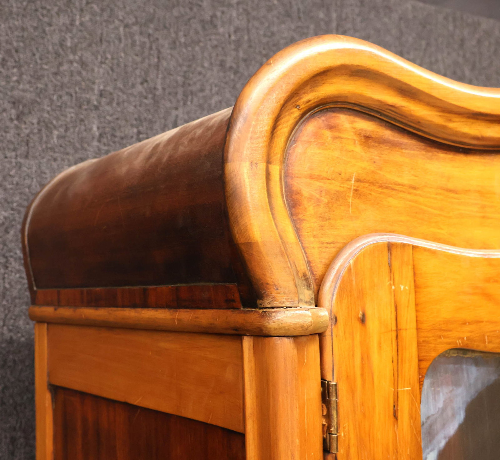 Provincial Walnut Armoire - 5