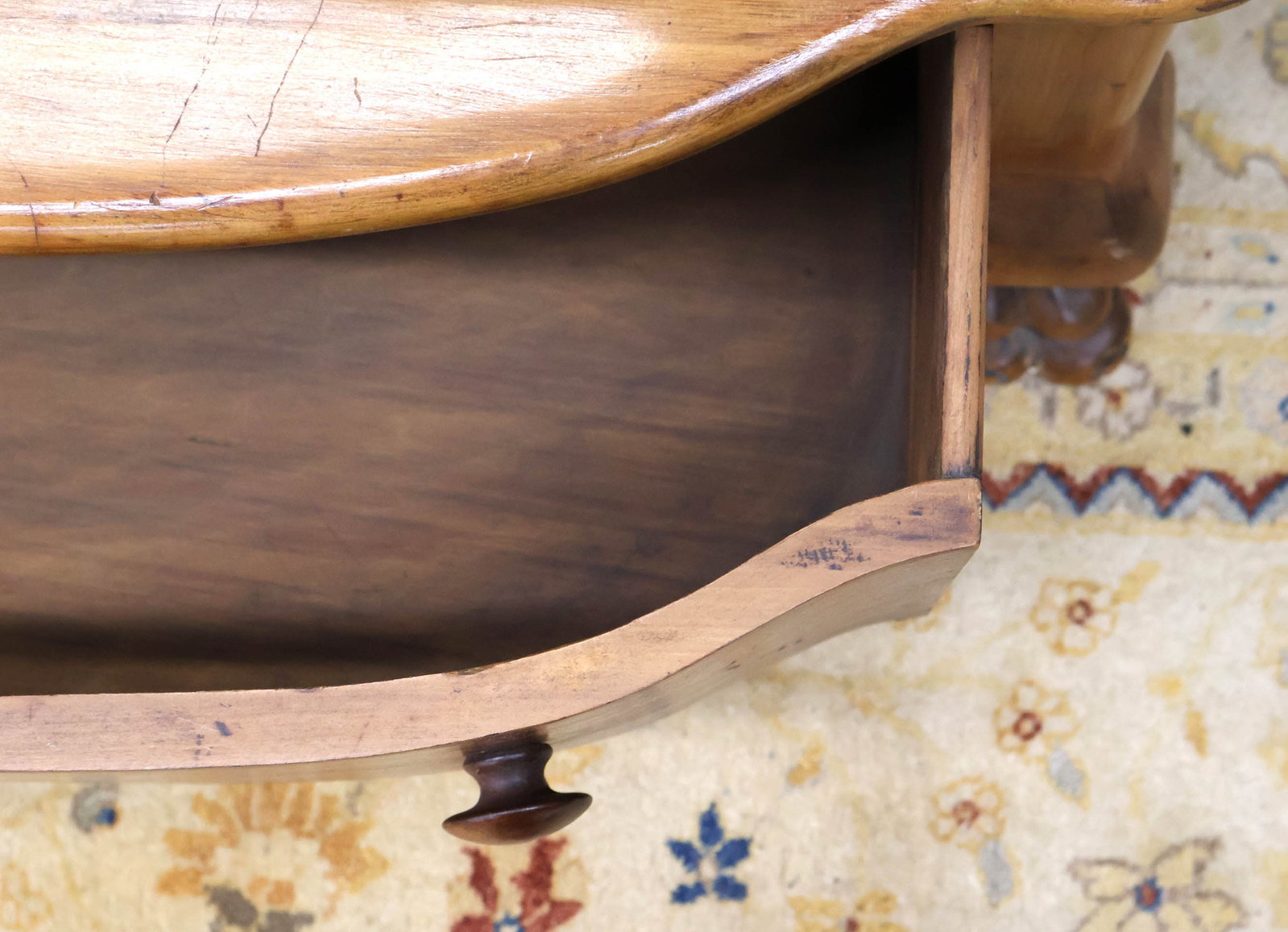 Provincial Walnut Armoire - 8