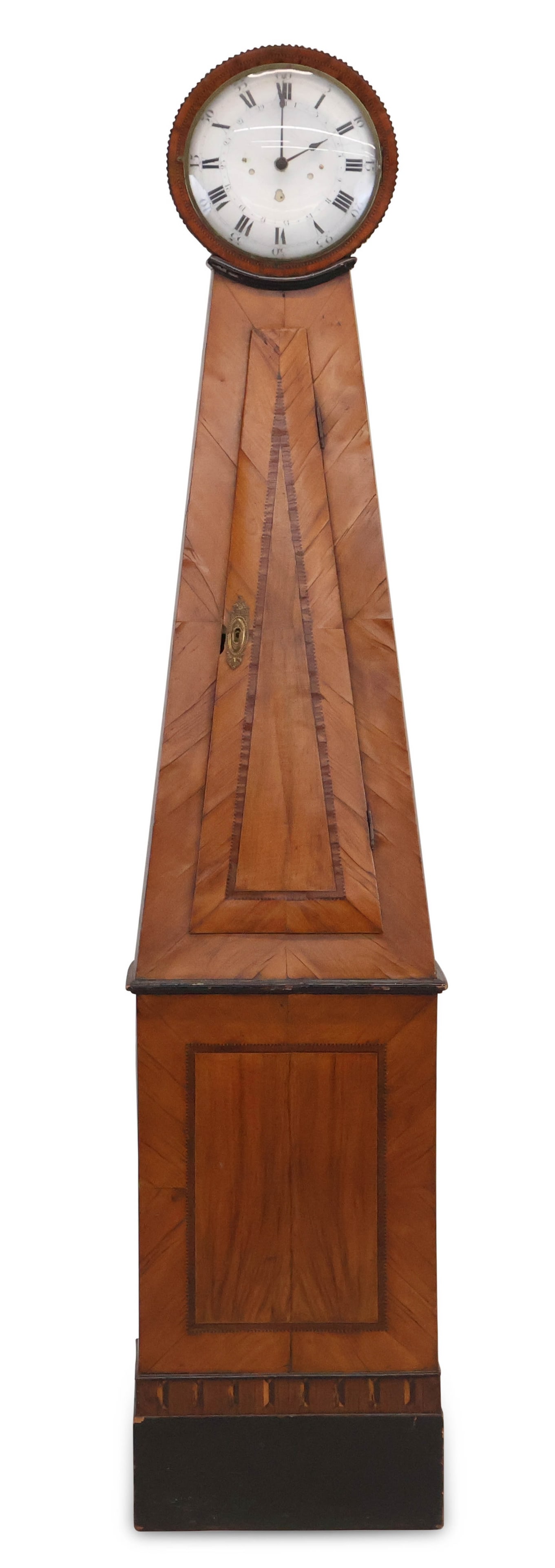 French Empire Marquetry Inlaid Tall Case Clock (1 of 20)