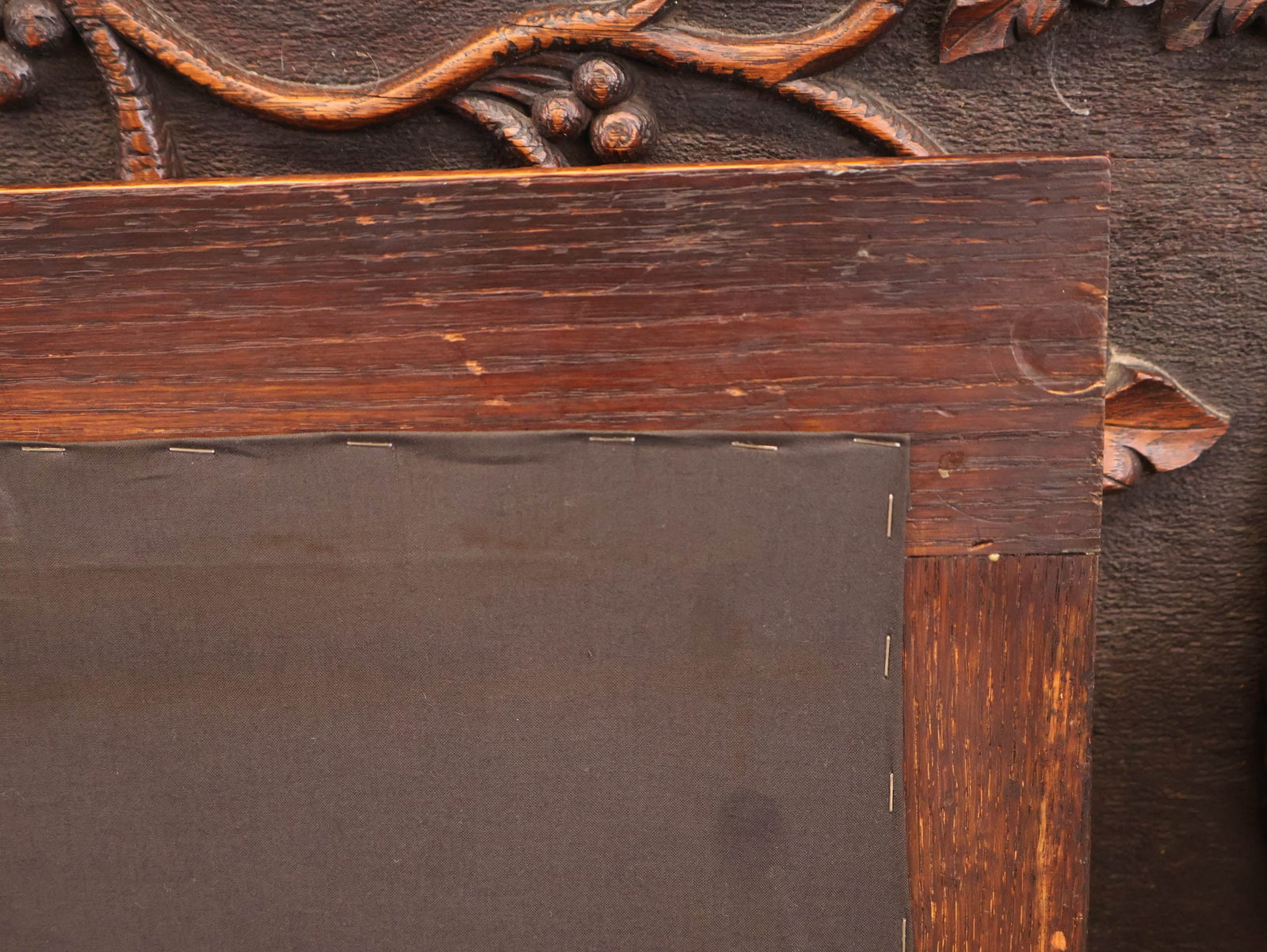 Baroque Style Carved Oak Settee - 16