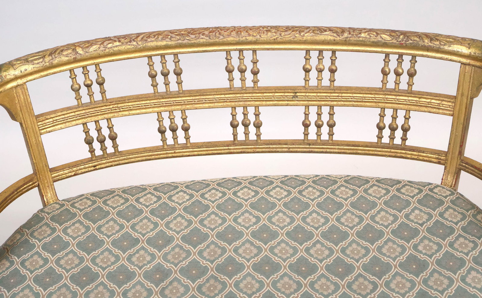 Neoclassical Style Giltwood Settee - 5
