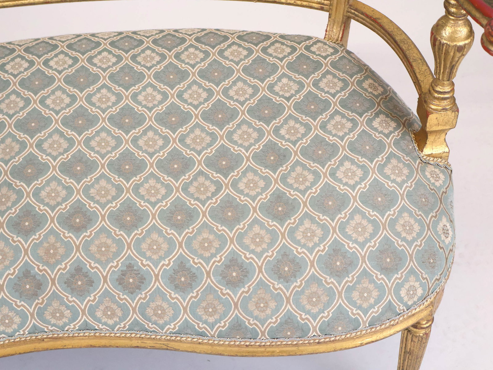 Neoclassical Style Giltwood Settee - 6