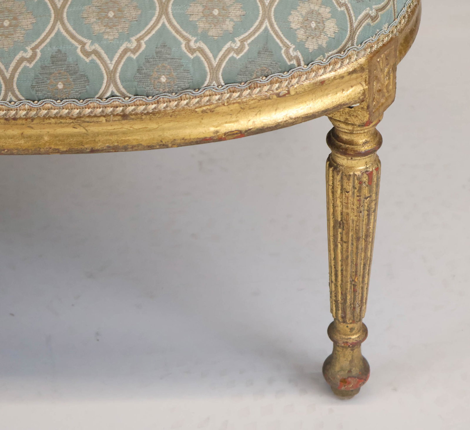 Neoclassical Style Giltwood Settee - 8