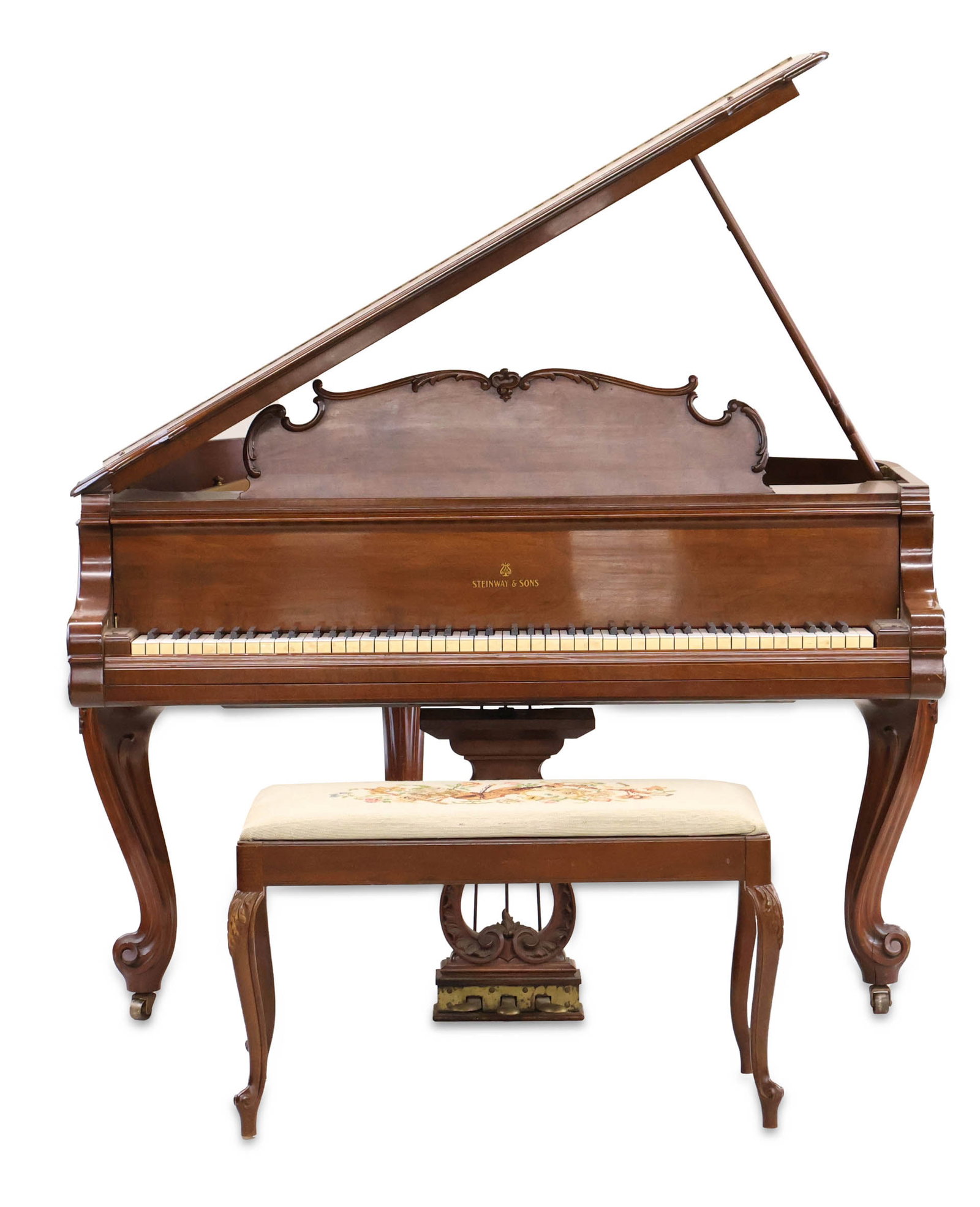 Steinway & Sons Walnut Grand Piano Model M (1 of 20)