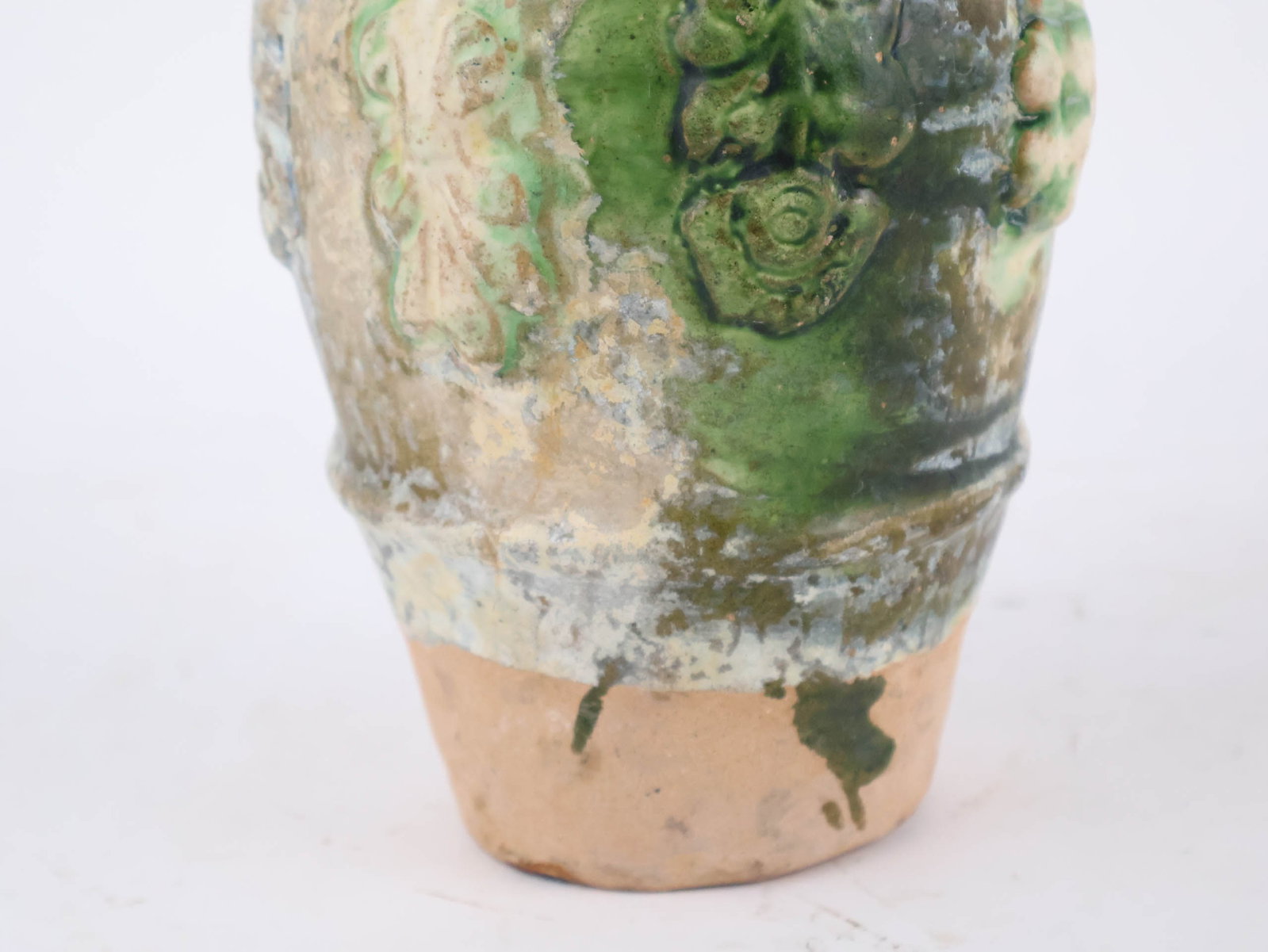 Two Chinese Han Dynasty Green Glazed Items - 10