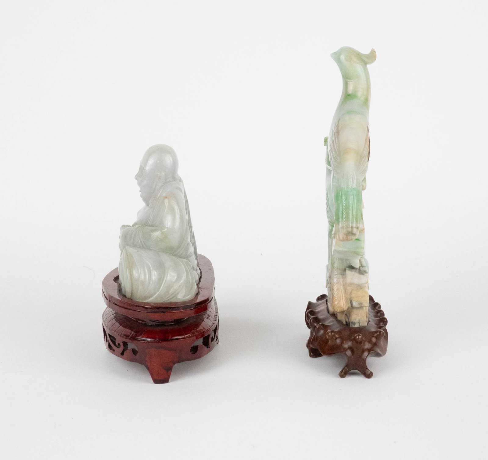 Chinese Jadeite Birds Sculpture - 4