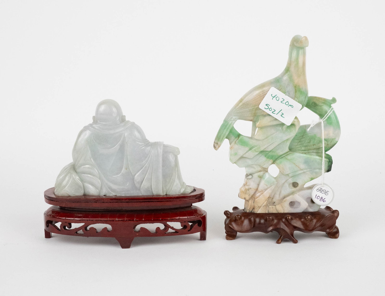 Chinese Jadeite Birds Sculpture - 5