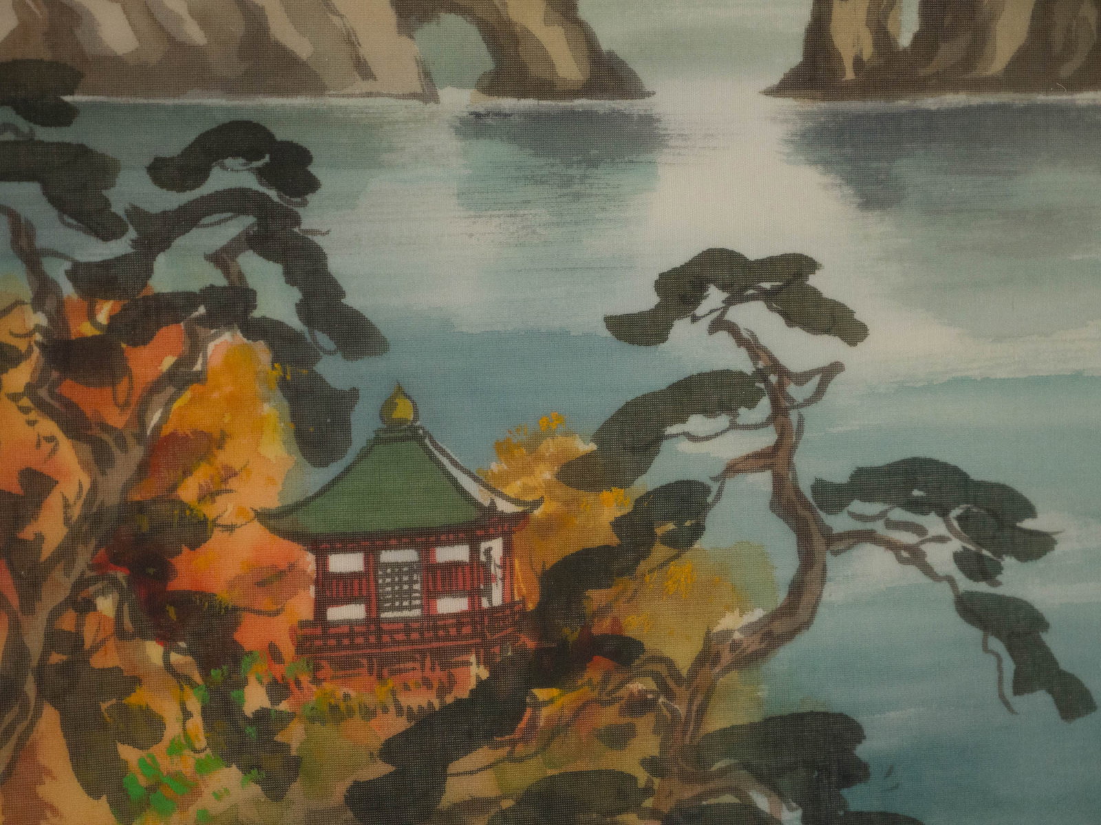 Three Japanese Works on Silk - 10