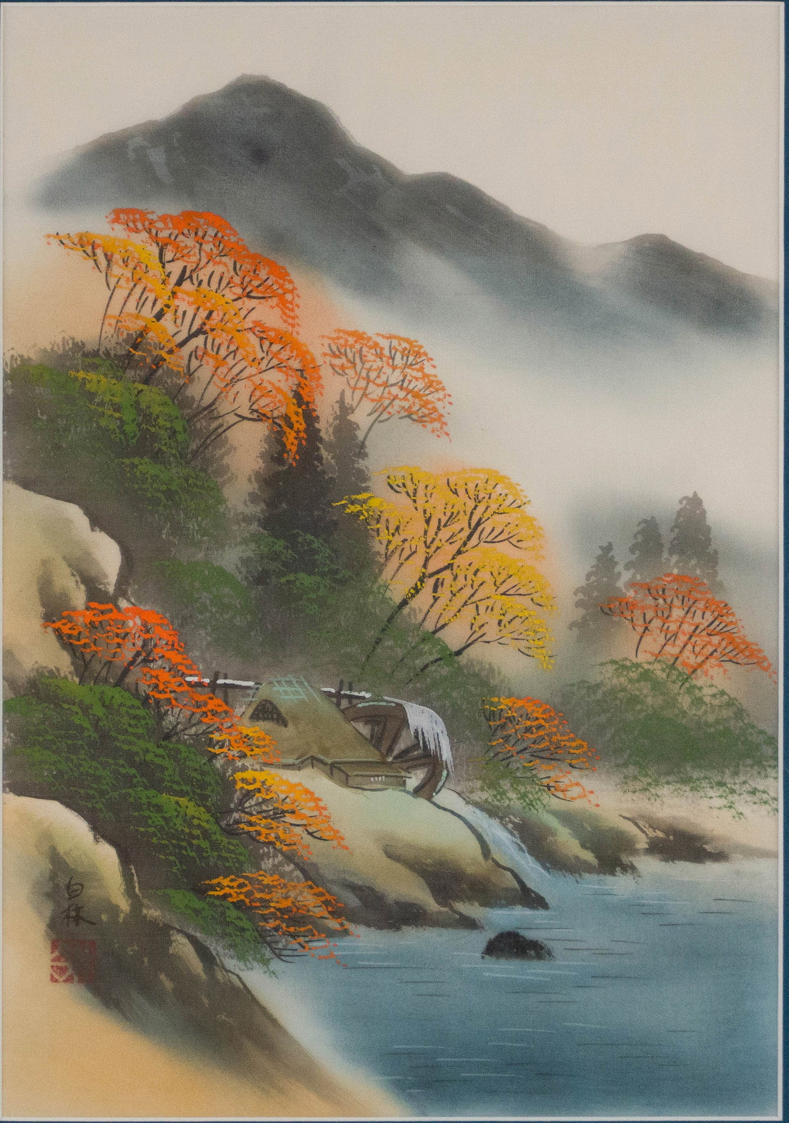 Three Japanese Works on Silk - 2