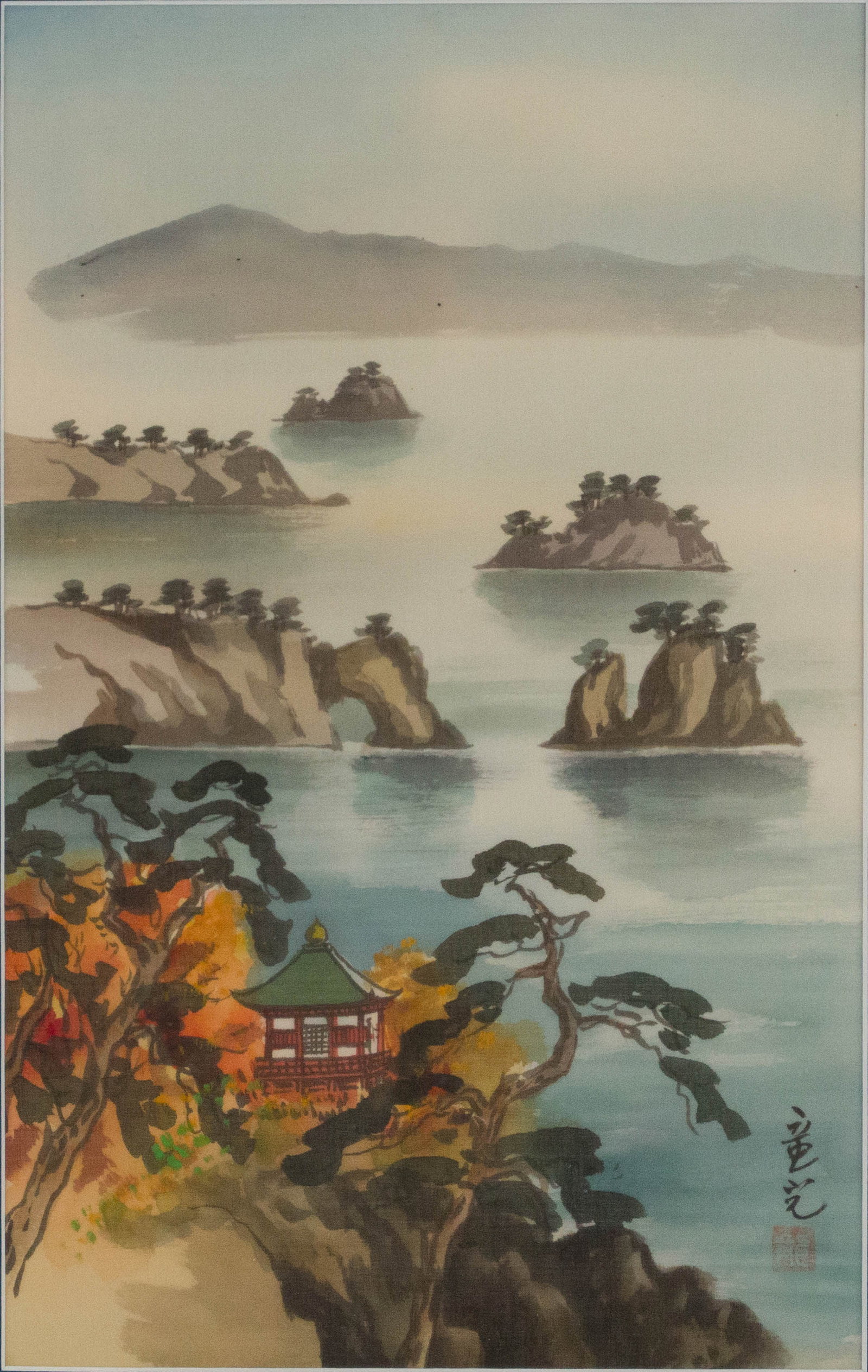 Three Japanese Works on Silk - 7