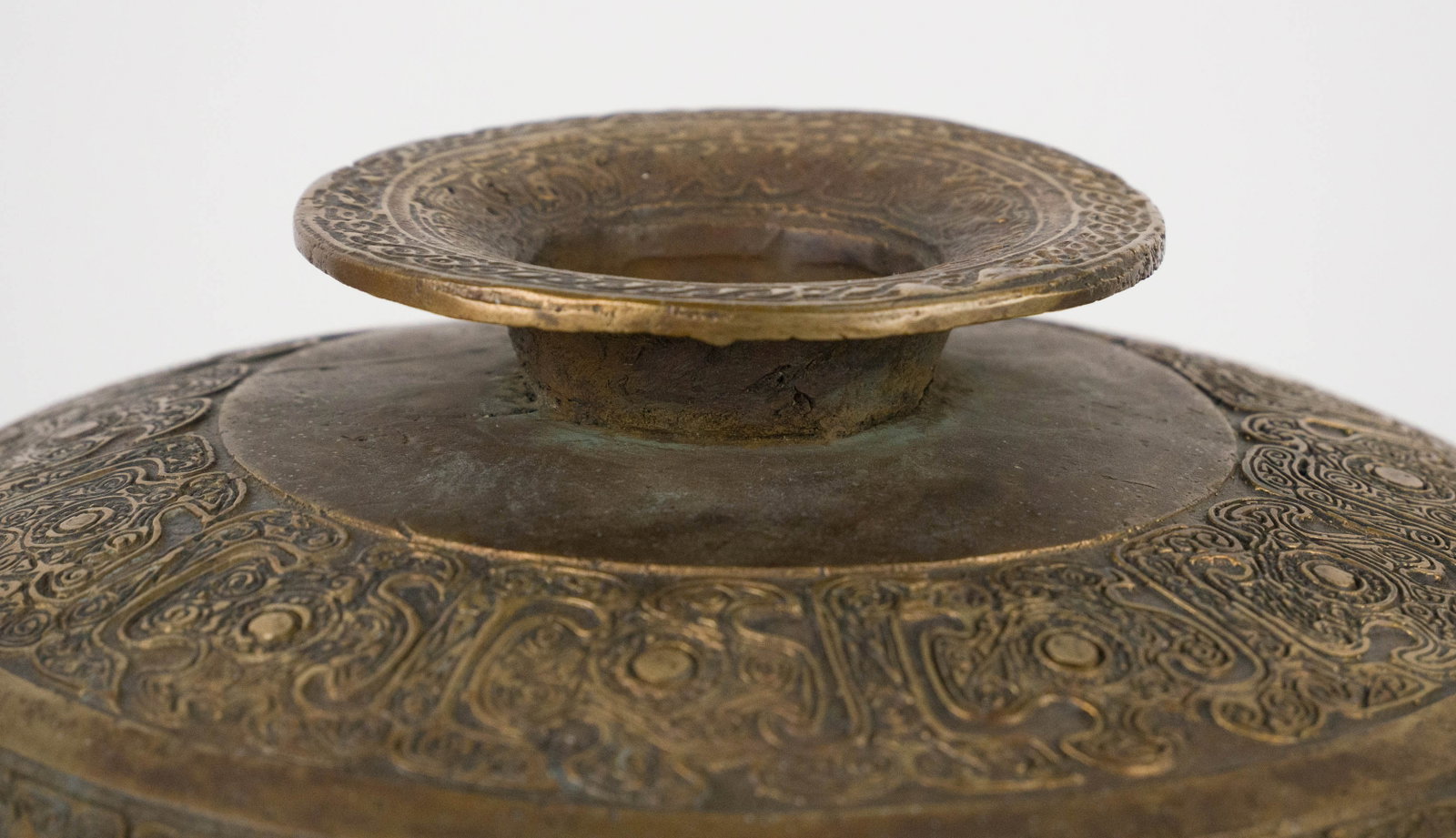 Chinese Archaic Style Bronze Ting - 2
