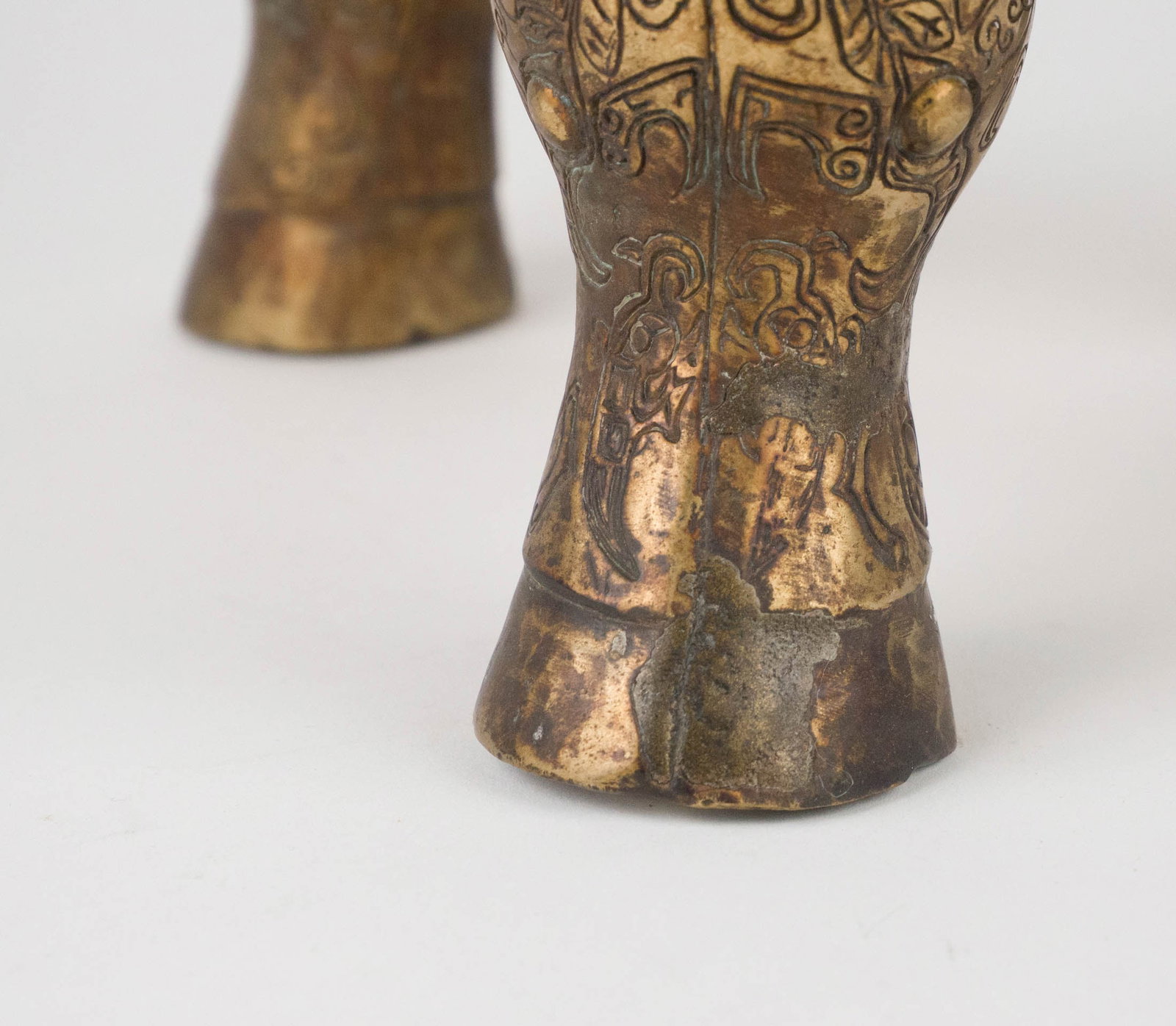 Chinese Archaic Style Bronze Ting - 4