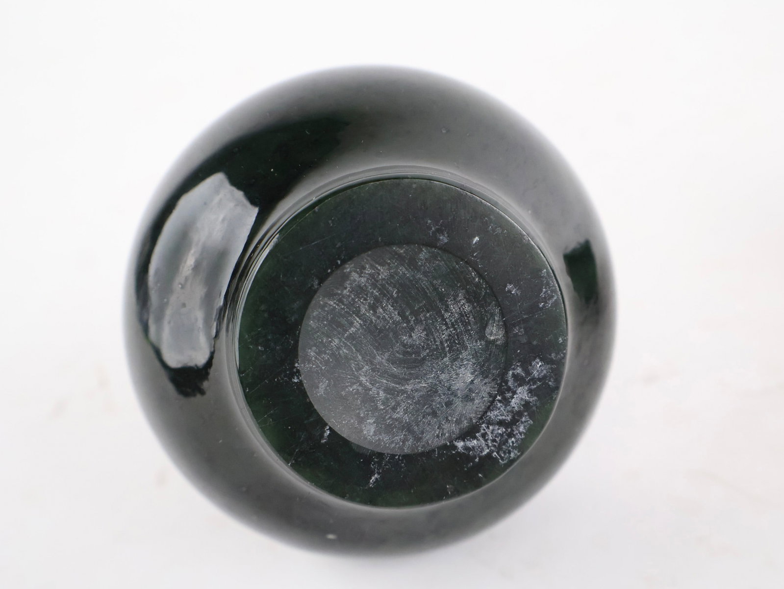 Two Chinese Jade Bud Vases - 6