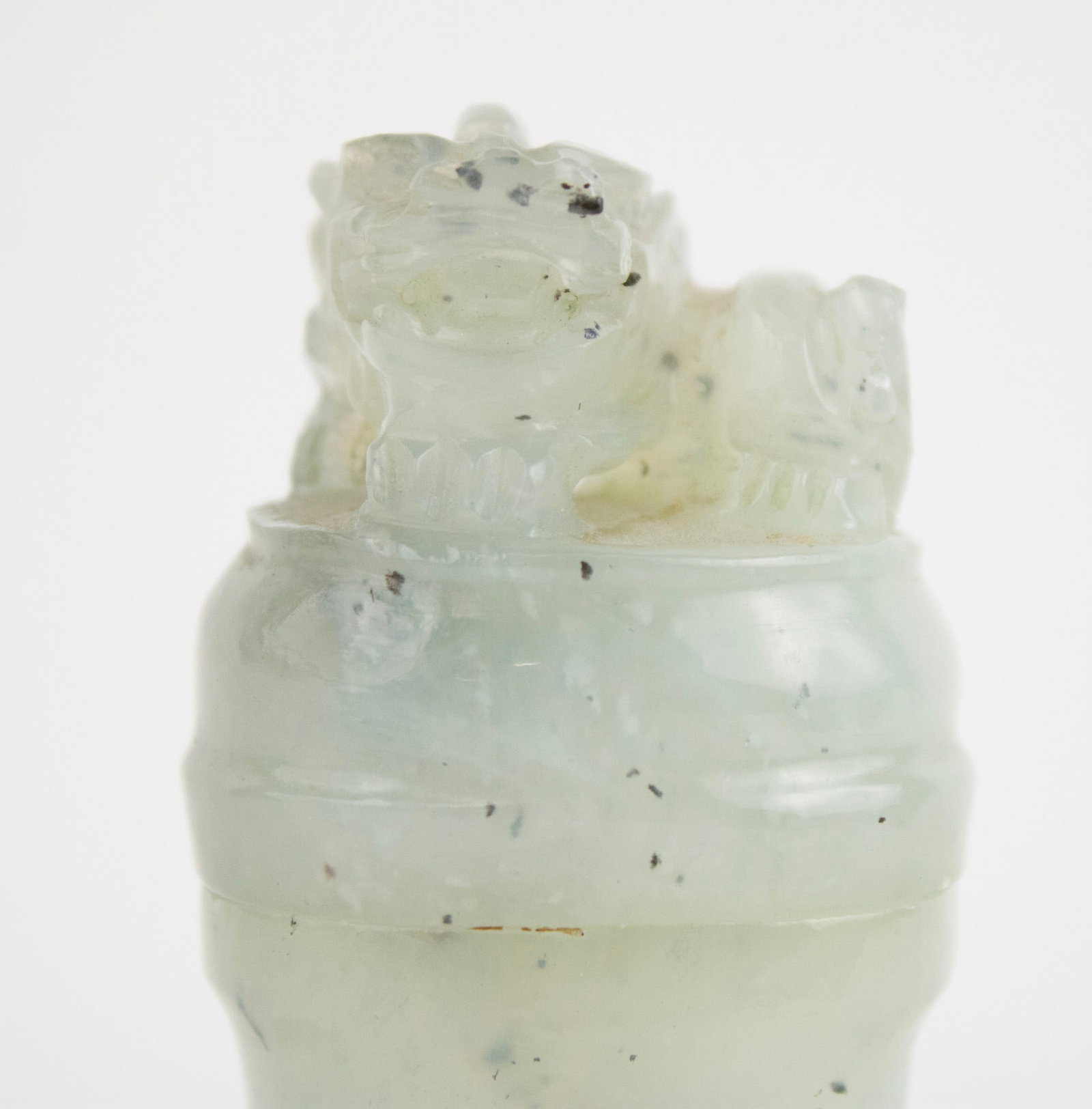 Chinese Nephrite Jade Covered Vase - 2
