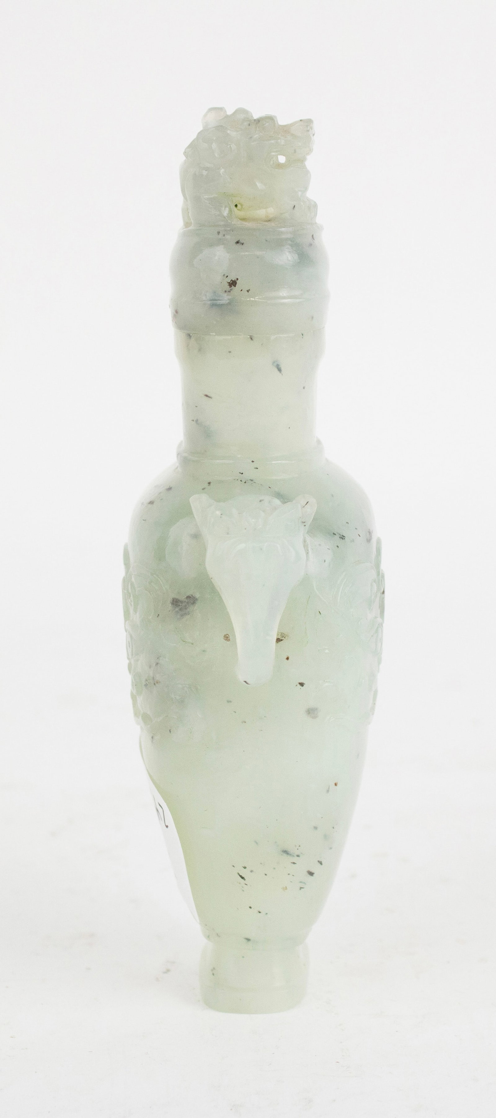 Chinese Nephrite Jade Covered Vase - 5