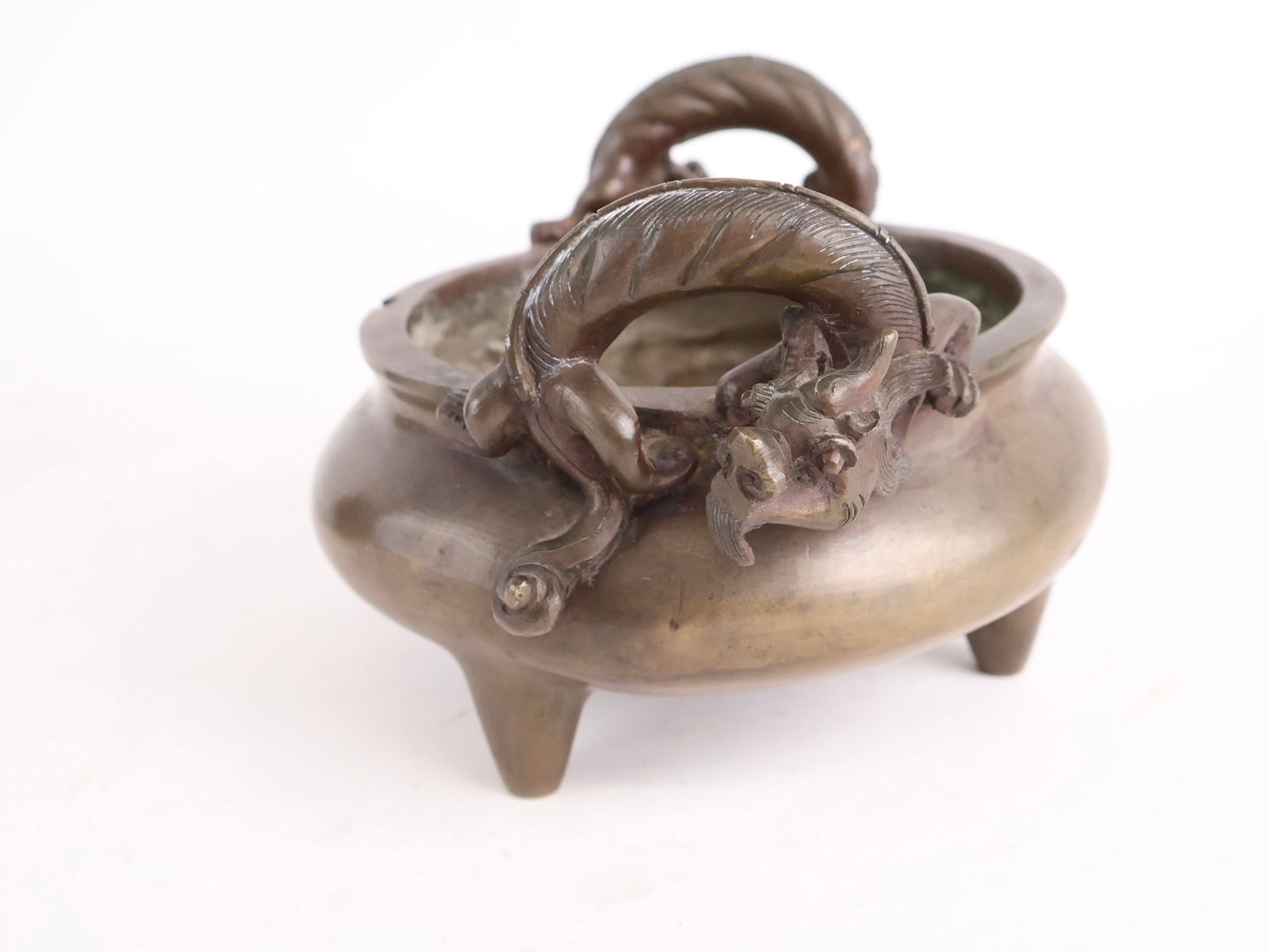Three Chinese Bronze Incense Burners - 3