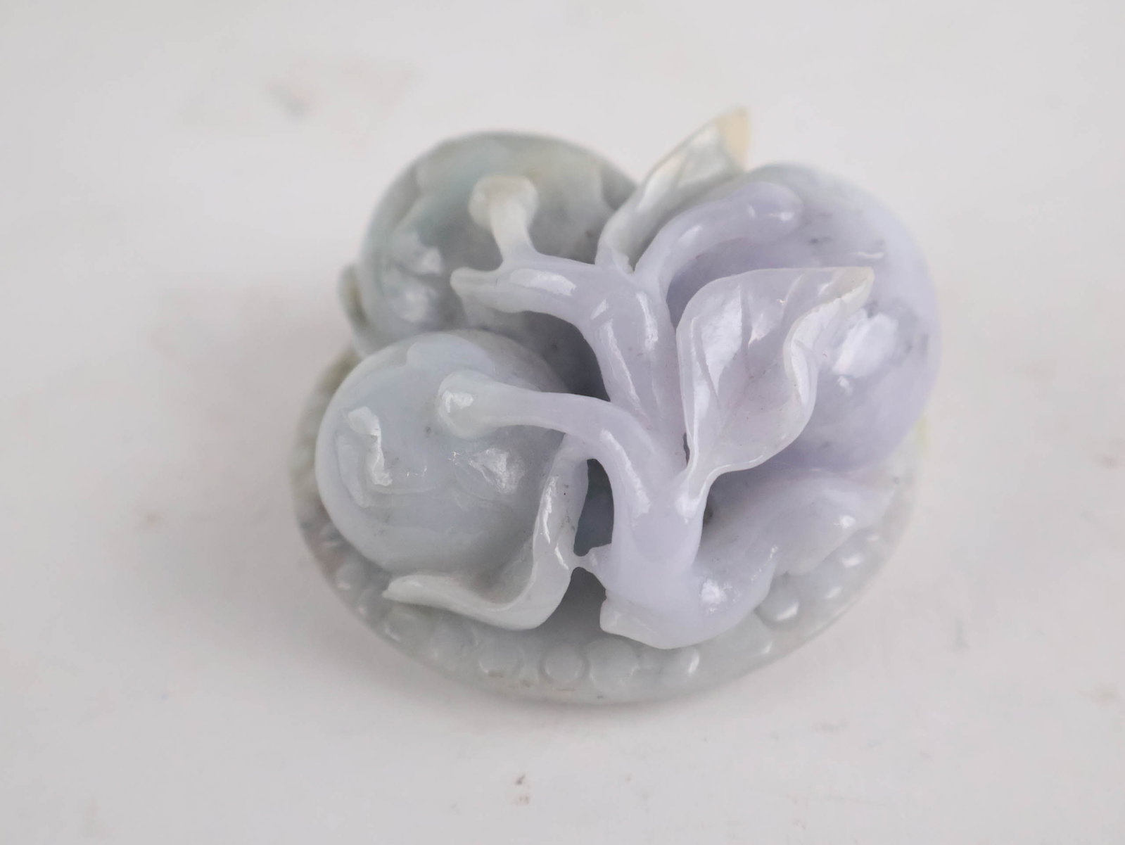 Chinese Carved Jadeite Teapot - 4