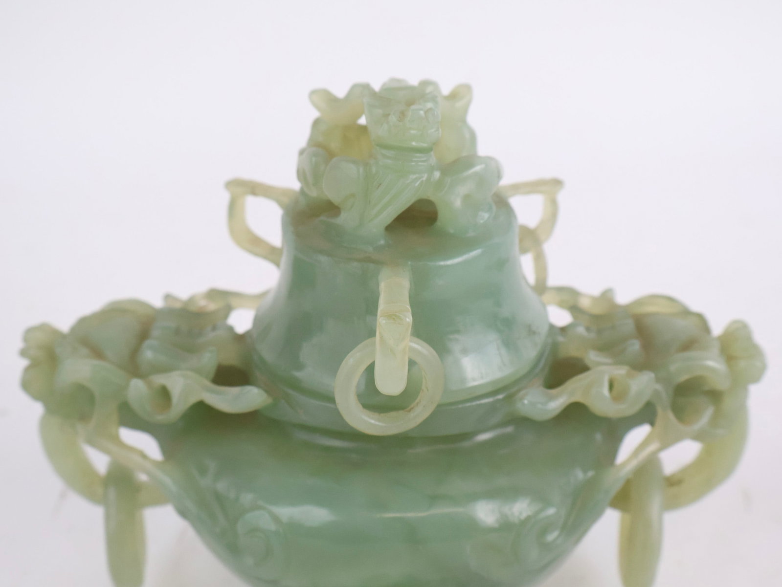 Chinese Jade Covered Censer - 2
