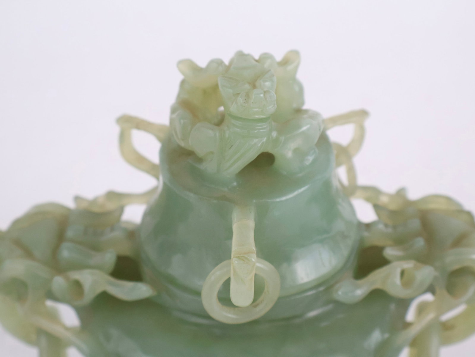 Chinese Jade Covered Censer - 3