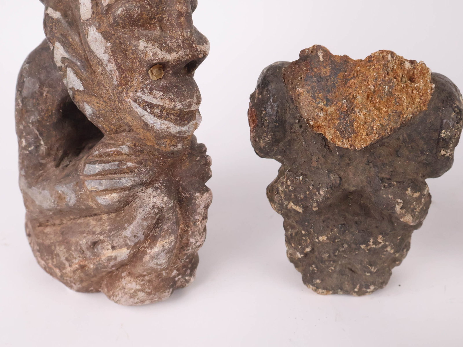 Six Carved Ethnographic Sculptures - 8