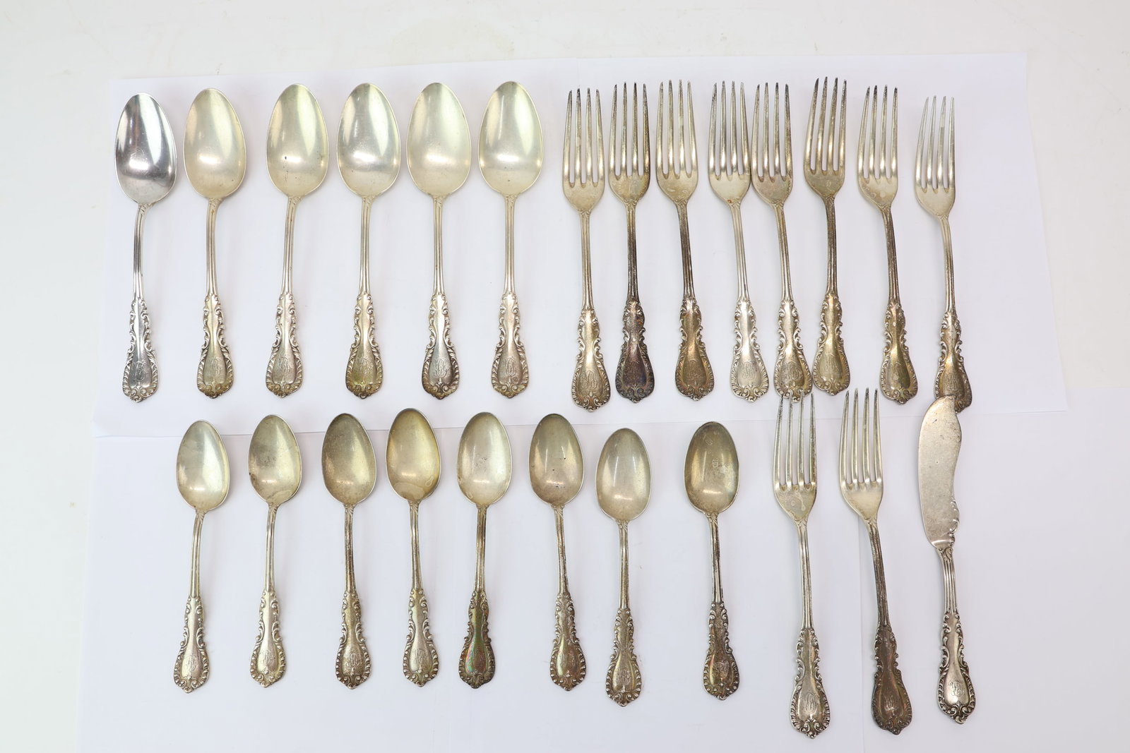 Read & Barton Majestic Sterling Silver Forks and Spoons (1 of 8)