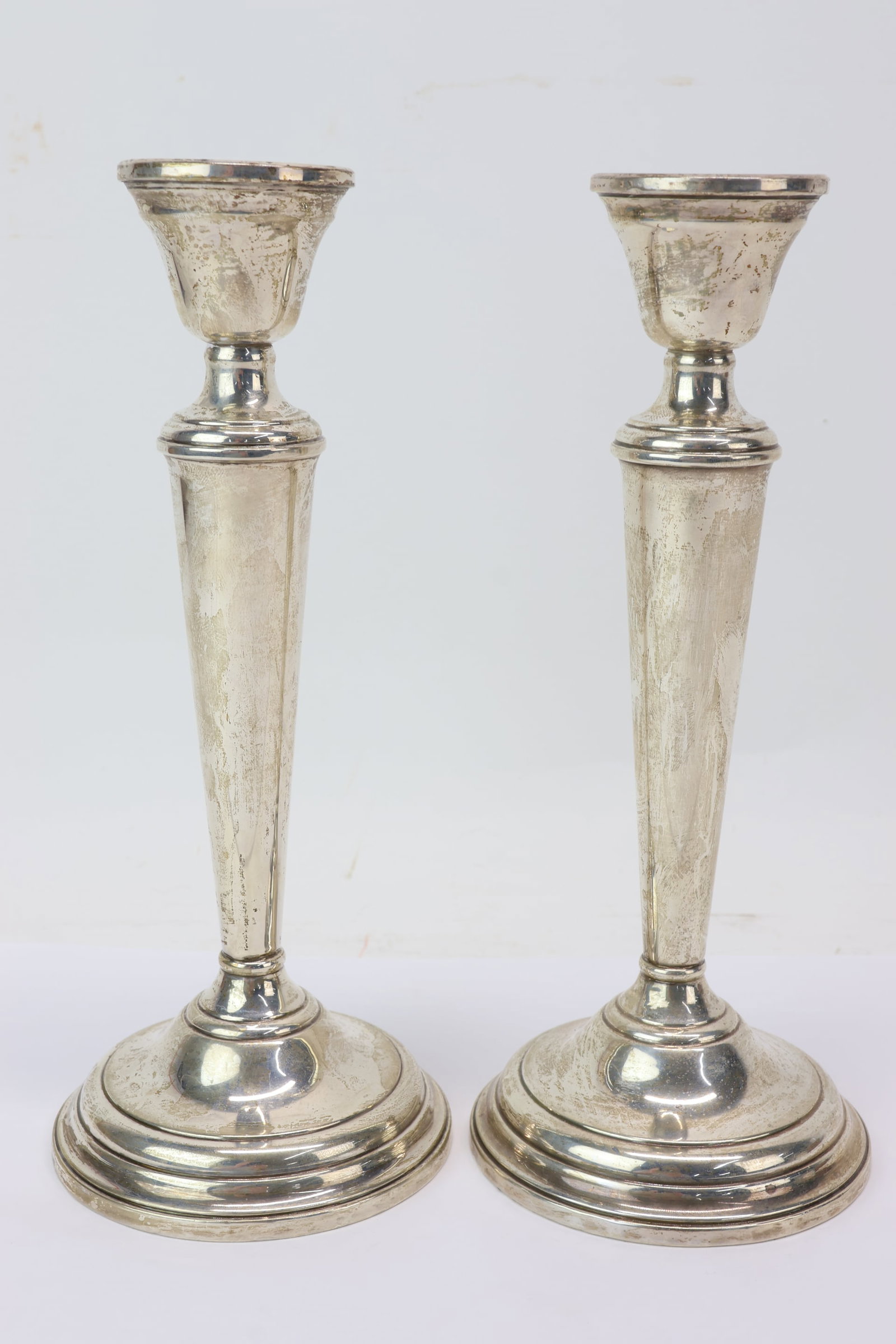 Pair of International Berkeley Sterling Silver Candlesticks (1 of 7)