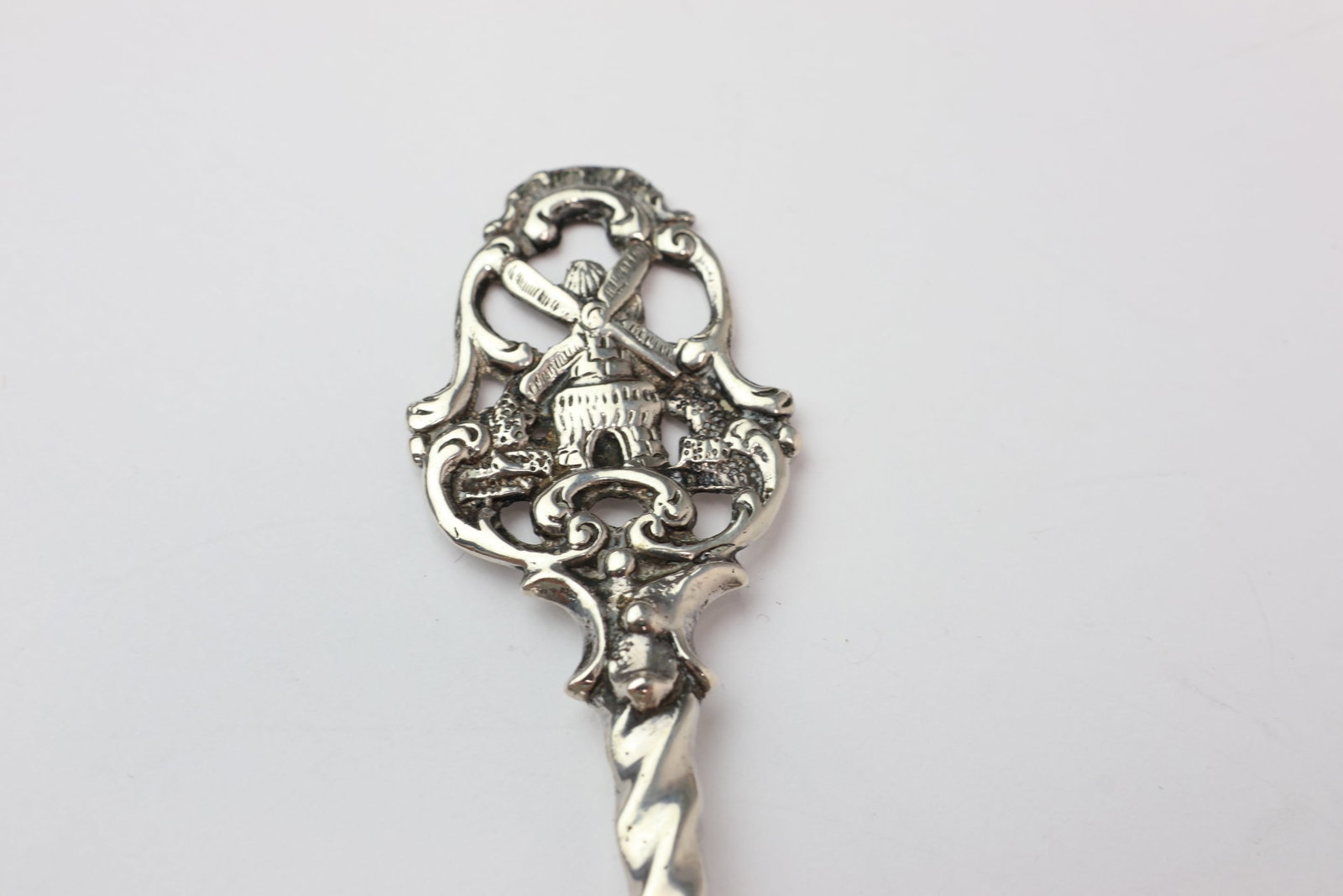 Two German 800 Silver Strainer Spoons - 8
