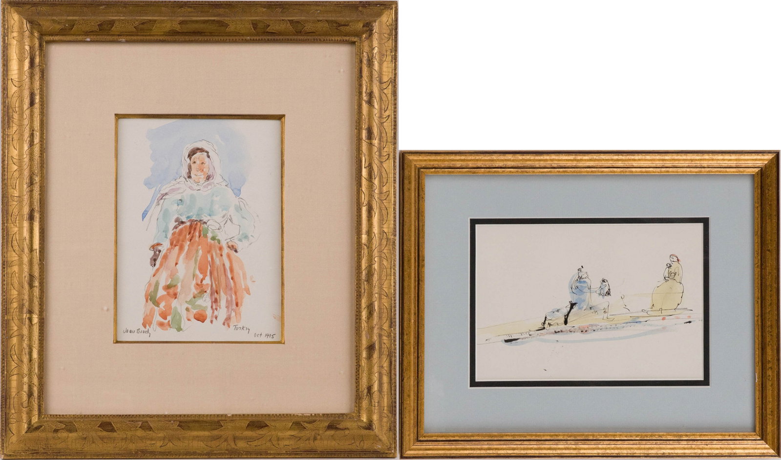 Joan Brody, Portrait of a Peasant Woman, Mixed Media (1 of 12)
