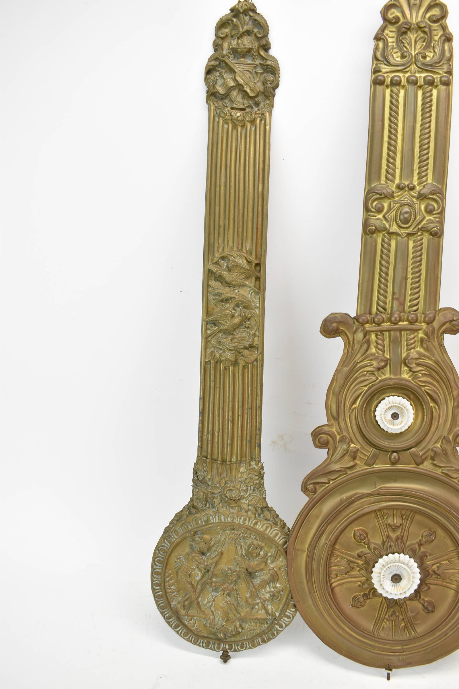 Two Antique Clock Pendulums - 3