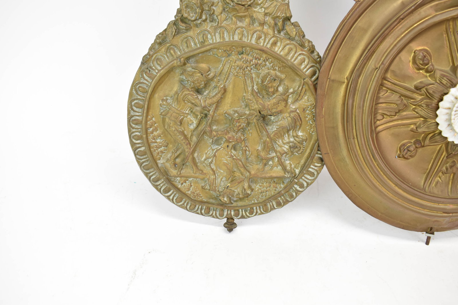 Two Antique Clock Pendulums - 4