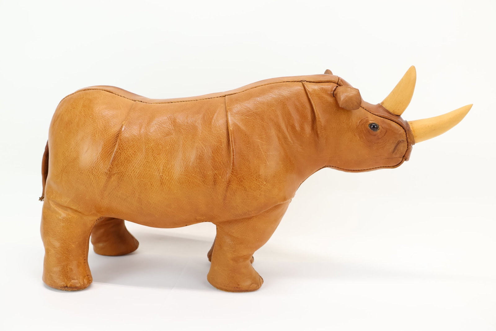 H. Schaktman Vintage Leather Rhinoceros (1 of 9)