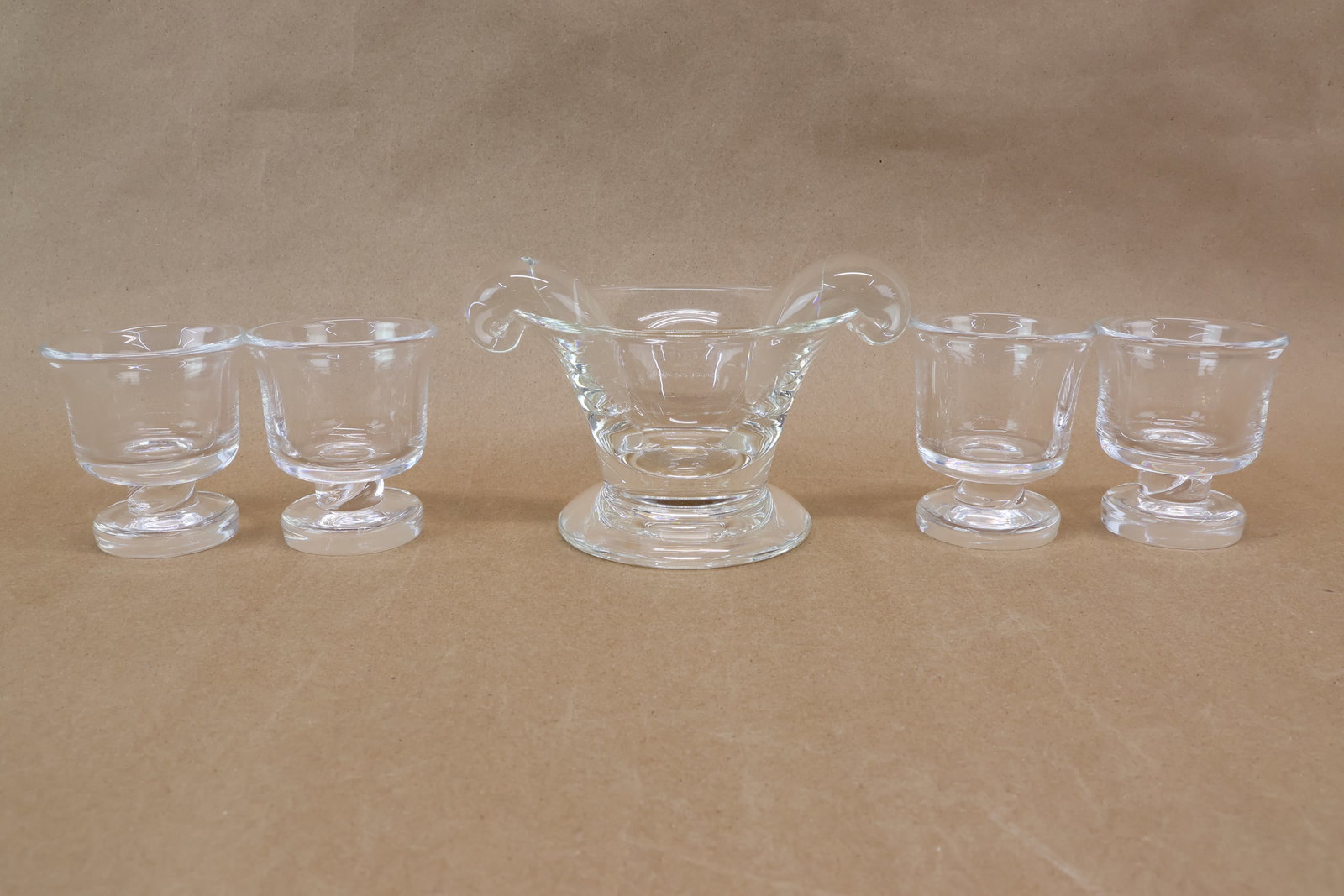 Group of Steuben Crystal Table Items (1 of 8)