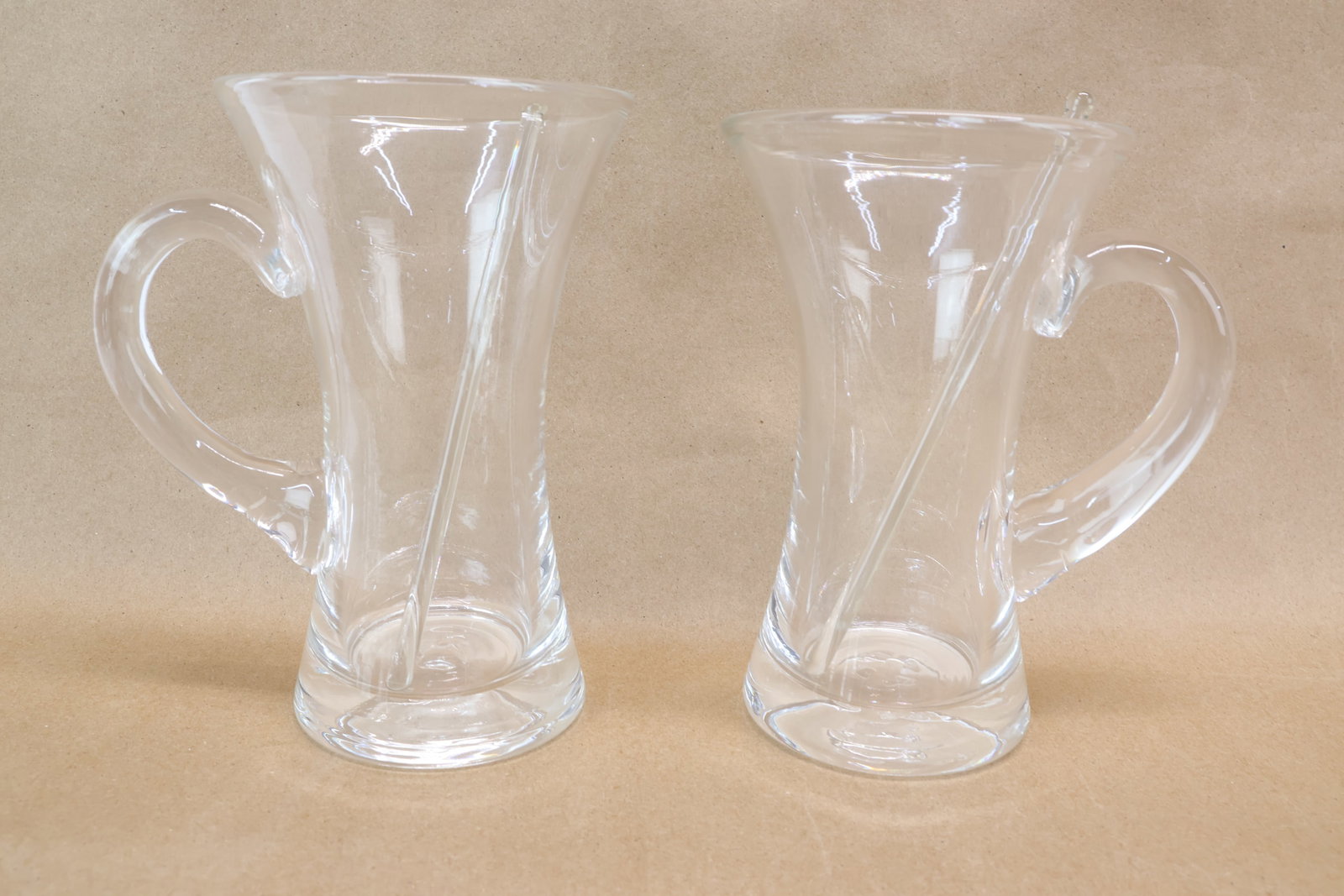 Pair Simon Pearce Tankards/Cocktail Pitchers (1 of 5)