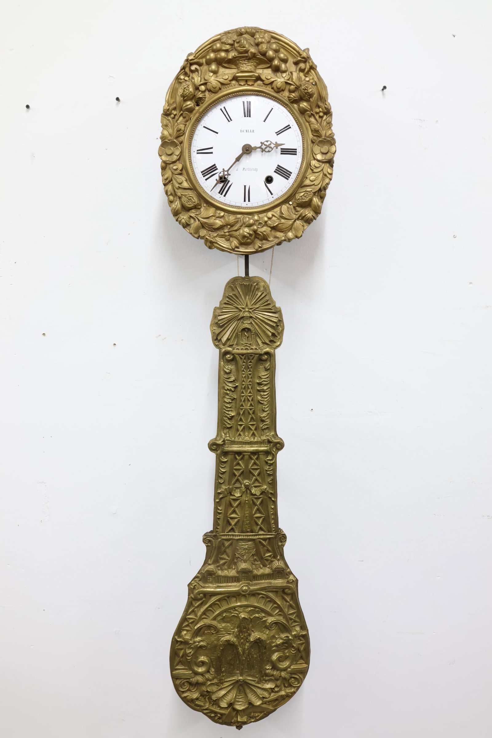 Antique French Morbier Comtoise Wall Clock (1 of 15)